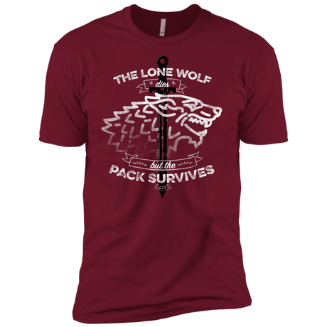 T-Shirts Cardinal / X-Small The Lone Wolf Men's Premium T-Shirt