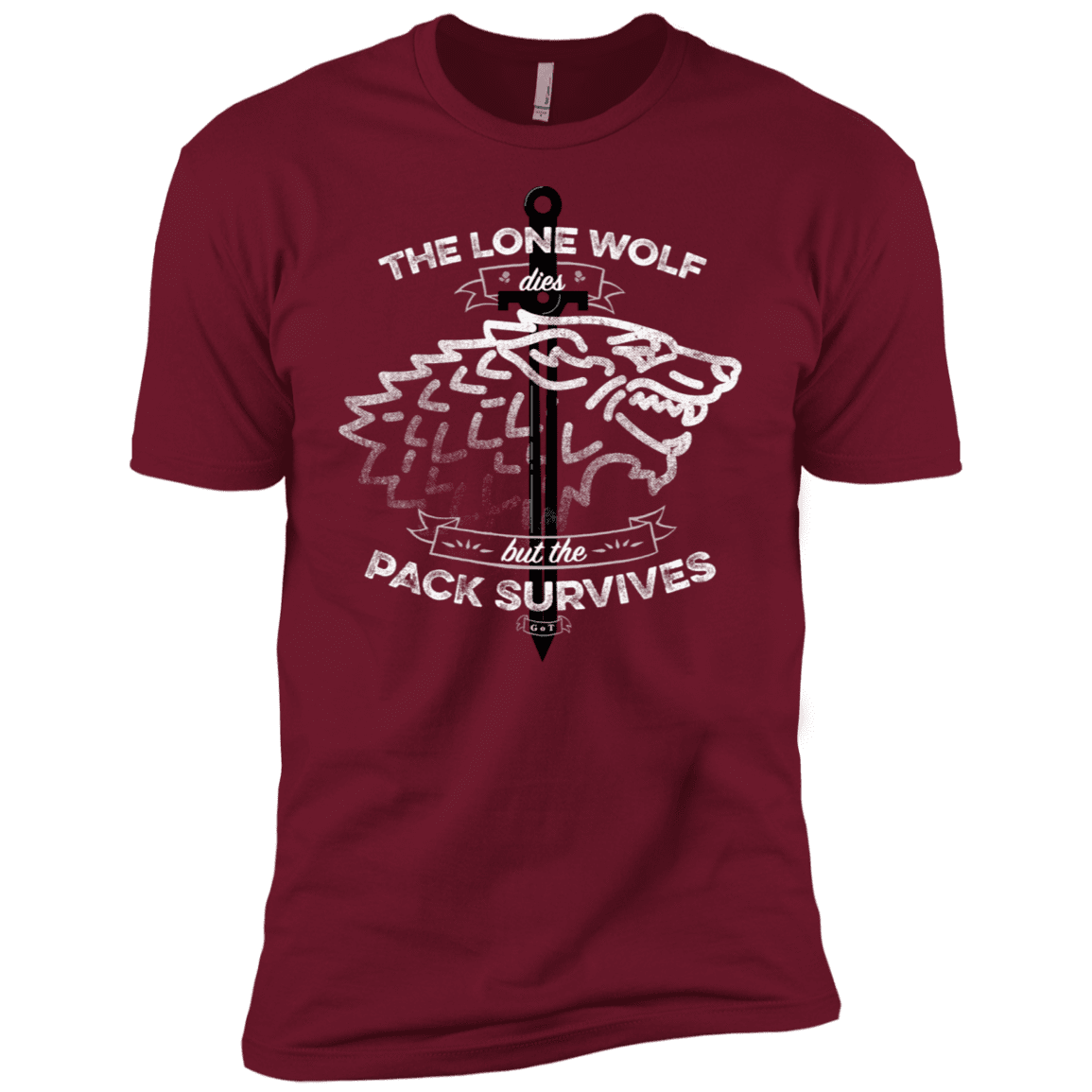 T-Shirts Cardinal / X-Small The Lone Wolf Men's Premium T-Shirt