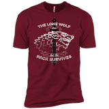 T-Shirts Cardinal / X-Small The Lone Wolf Men's Premium T-Shirt