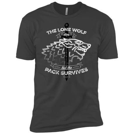 T-Shirts Heavy Metal / X-Small The Lone Wolf Men's Premium T-Shirt