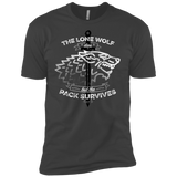 T-Shirts Heavy Metal / X-Small The Lone Wolf Men's Premium T-Shirt