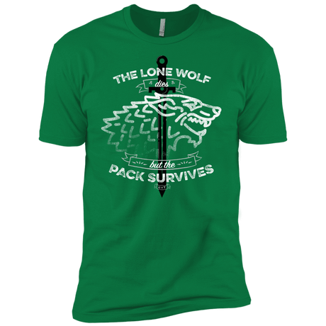 T-Shirts Kelly Green / X-Small The Lone Wolf Men's Premium T-Shirt