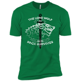 T-Shirts Kelly Green / X-Small The Lone Wolf Men's Premium T-Shirt