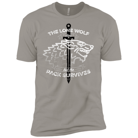 T-Shirts Light Grey / X-Small The Lone Wolf Men's Premium T-Shirt