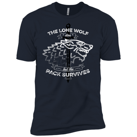 T-Shirts Midnight Navy / X-Small The Lone Wolf Men's Premium T-Shirt