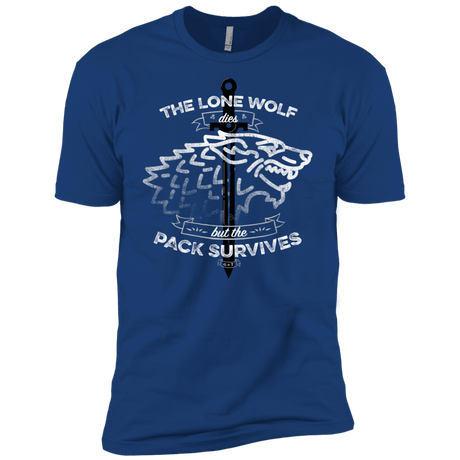T-Shirts Royal / X-Small The Lone Wolf Men's Premium T-Shirt