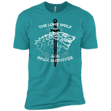 T-Shirts Tahiti Blue / X-Small The Lone Wolf Men's Premium T-Shirt