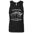 T-Shirts Black / S The Lone Wolf Men's Premium Tank Top