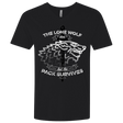 T-Shirts Black / X-Small The Lone Wolf Men's Premium V-Neck