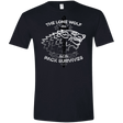 T-Shirts Black / X-Small The Lone Wolf Men's Semi-Fitted Softstyle