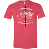T-Shirts Heather Red / S The Lone Wolf Men's Semi-Fitted Softstyle