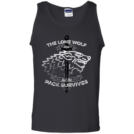 T-Shirts Black / S The Lone Wolf Men's Tank Top
