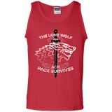 T-Shirts Red / S The Lone Wolf Men's Tank Top