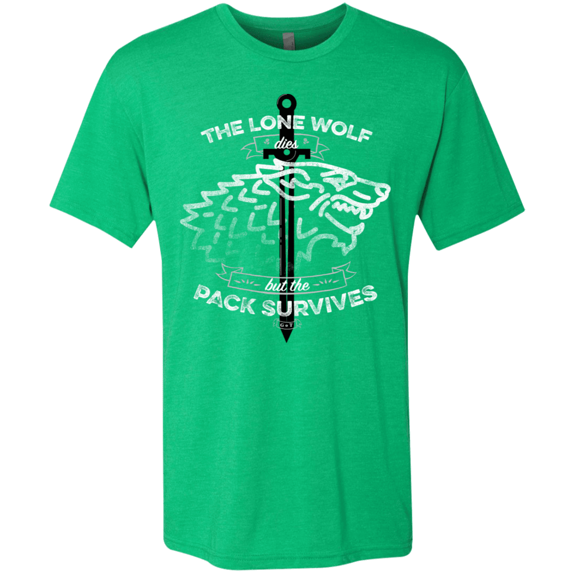 T-Shirts Envy / S The Lone Wolf Men's Triblend T-Shirt