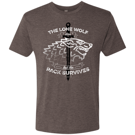 T-Shirts Macchiato / S The Lone Wolf Men's Triblend T-Shirt