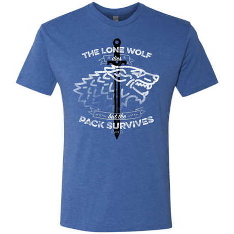 T-Shirts Vintage Royal / S The Lone Wolf Men's Triblend T-Shirt