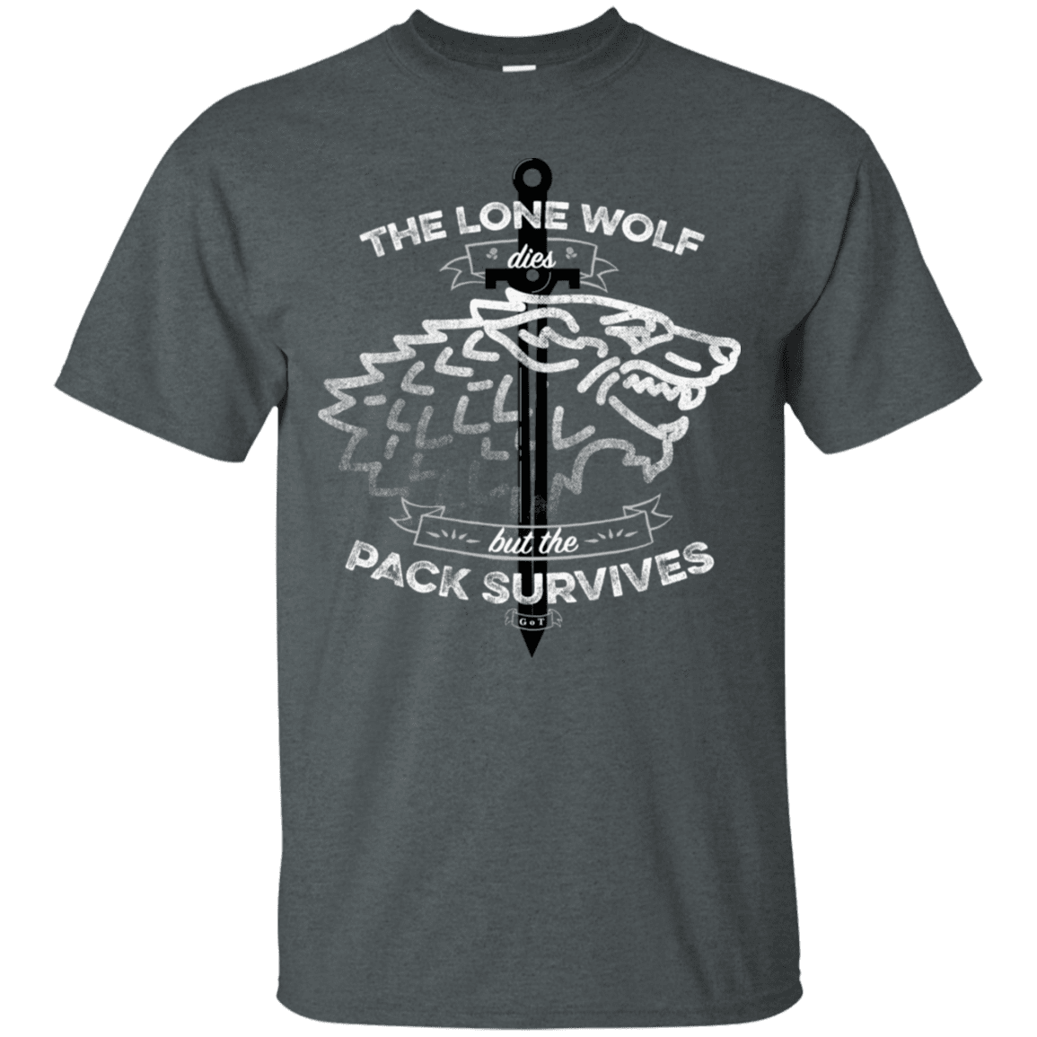 T-Shirts Dark Heather / S The Lone Wolf T-Shirt