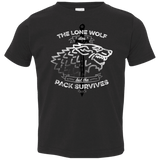 T-Shirts Black / 2T The Lone Wolf Toddler Premium T-Shirt