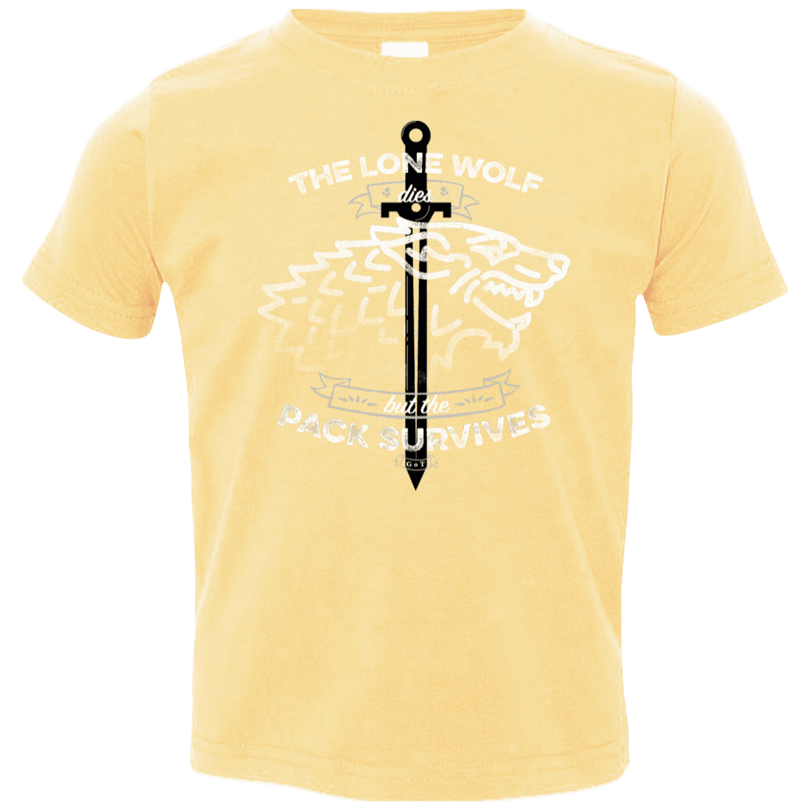 T-Shirts Butter / 2T The Lone Wolf Toddler Premium T-Shirt