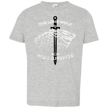 T-Shirts Heather Grey / 2T The Lone Wolf Toddler Premium T-Shirt