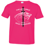 T-Shirts Hot Pink / 2T The Lone Wolf Toddler Premium T-Shirt