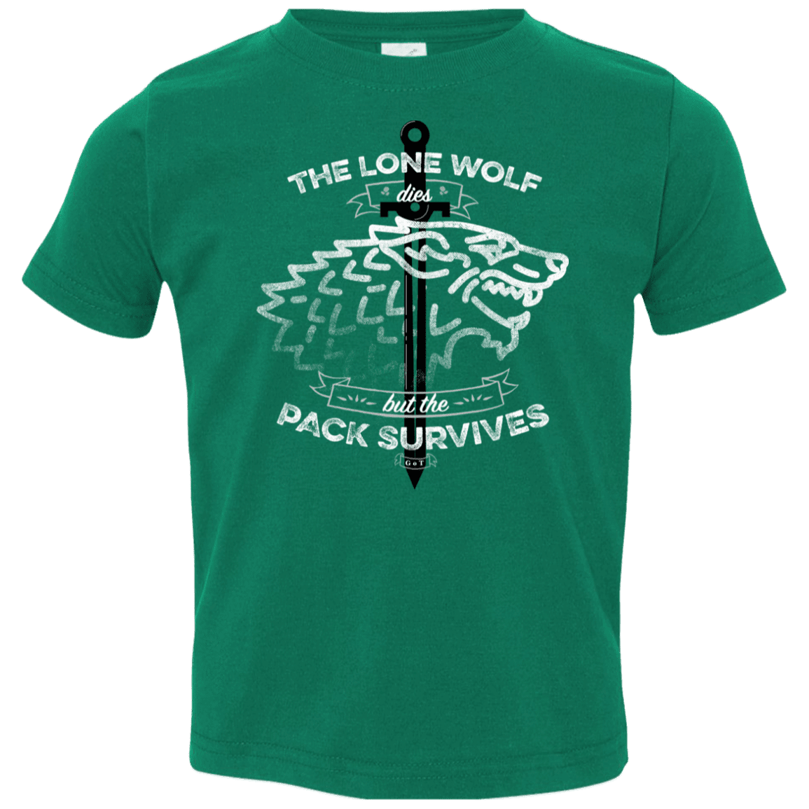 T-Shirts Kelly / 2T The Lone Wolf Toddler Premium T-Shirt