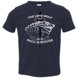 T-Shirts Navy / 2T The Lone Wolf Toddler Premium T-Shirt