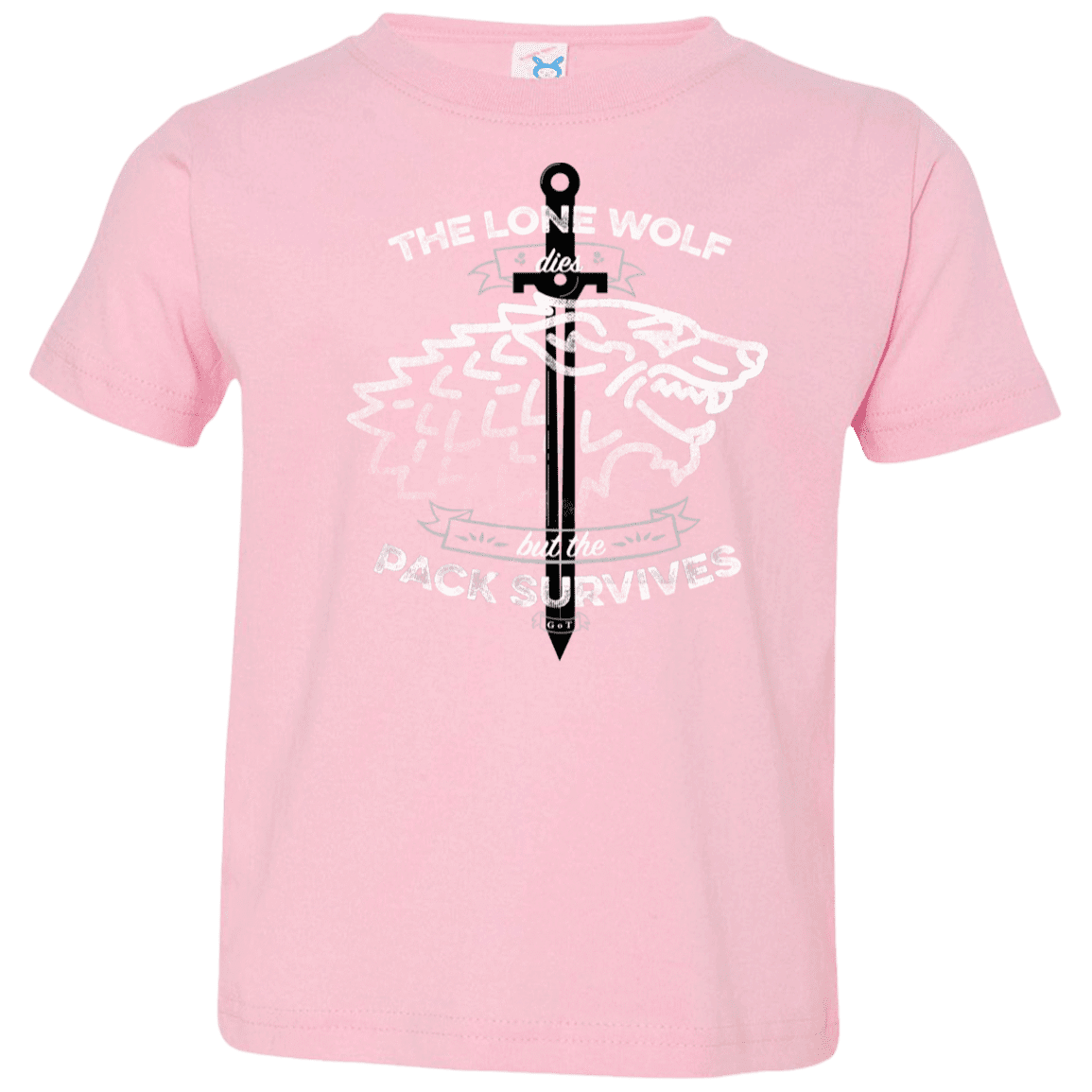 T-Shirts Pink / 2T The Lone Wolf Toddler Premium T-Shirt