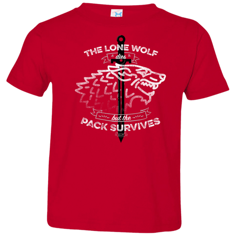 T-Shirts Red / 2T The Lone Wolf Toddler Premium T-Shirt