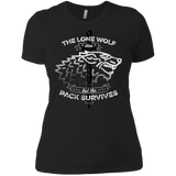 T-Shirts Black / X-Small The Lone Wolf Women's Premium T-Shirt