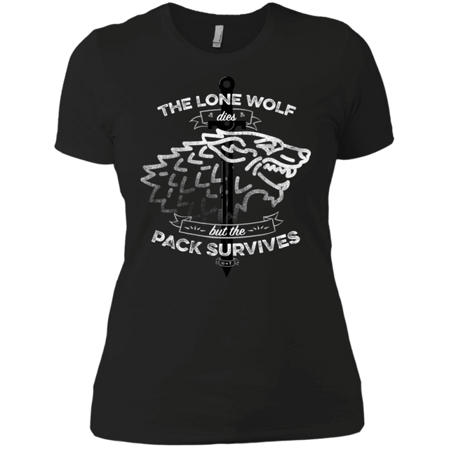 T-Shirts Black / X-Small The Lone Wolf Women's Premium T-Shirt