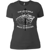 T-Shirts Heavy Metal / X-Small The Lone Wolf Women's Premium T-Shirt
