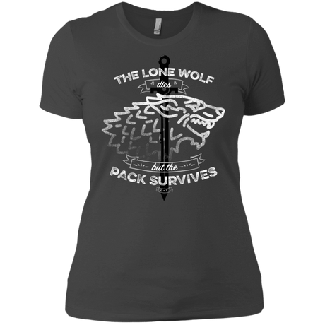 T-Shirts Heavy Metal / X-Small The Lone Wolf Women's Premium T-Shirt