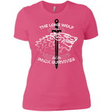 T-Shirts Hot Pink / X-Small The Lone Wolf Women's Premium T-Shirt