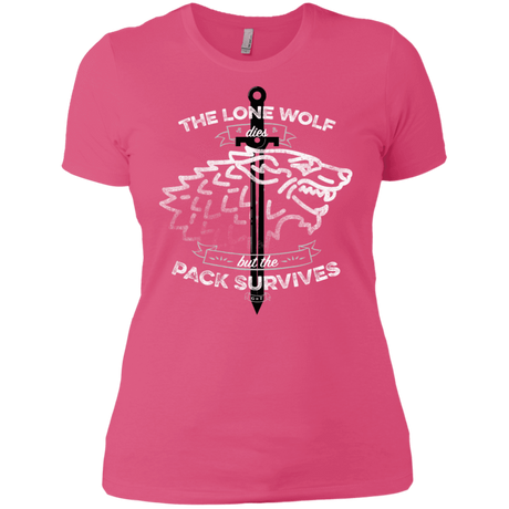 T-Shirts Hot Pink / X-Small The Lone Wolf Women's Premium T-Shirt