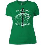 T-Shirts Kelly Green / X-Small The Lone Wolf Women's Premium T-Shirt