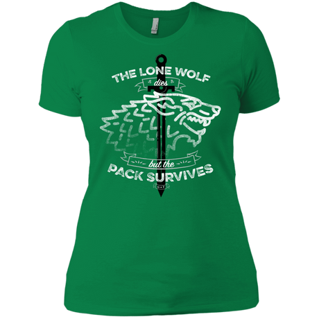 T-Shirts Kelly Green / X-Small The Lone Wolf Women's Premium T-Shirt