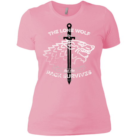 T-Shirts Light Pink / X-Small The Lone Wolf Women's Premium T-Shirt