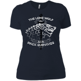 T-Shirts Midnight Navy / X-Small The Lone Wolf Women's Premium T-Shirt