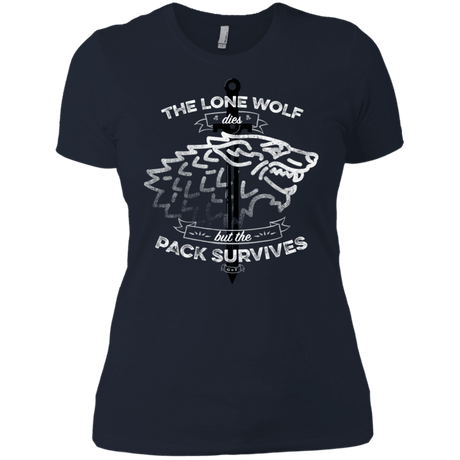 T-Shirts Midnight Navy / X-Small The Lone Wolf Women's Premium T-Shirt