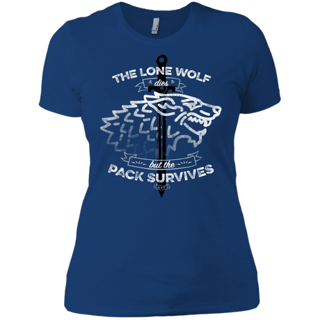 T-Shirts Royal / X-Small The Lone Wolf Women's Premium T-Shirt