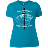 T-Shirts Turquoise / X-Small The Lone Wolf Women's Premium T-Shirt