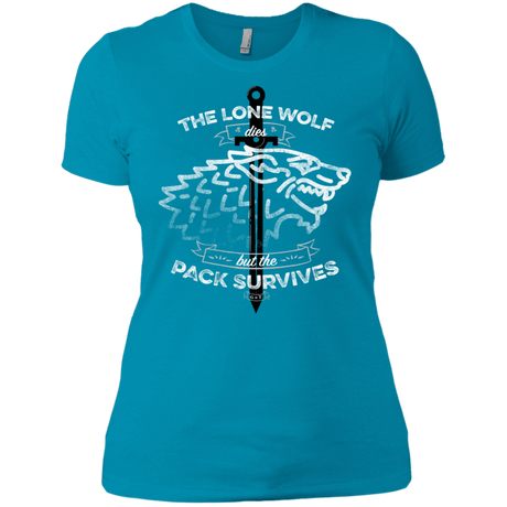 T-Shirts Turquoise / X-Small The Lone Wolf Women's Premium T-Shirt