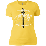 T-Shirts Vibrant Yellow / X-Small The Lone Wolf Women's Premium T-Shirt
