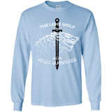 T-Shirts Light Blue / YS The Lone Wolf Youth Long Sleeve T-Shirt