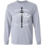 T-Shirts Sport Grey / YS The Lone Wolf Youth Long Sleeve T-Shirt