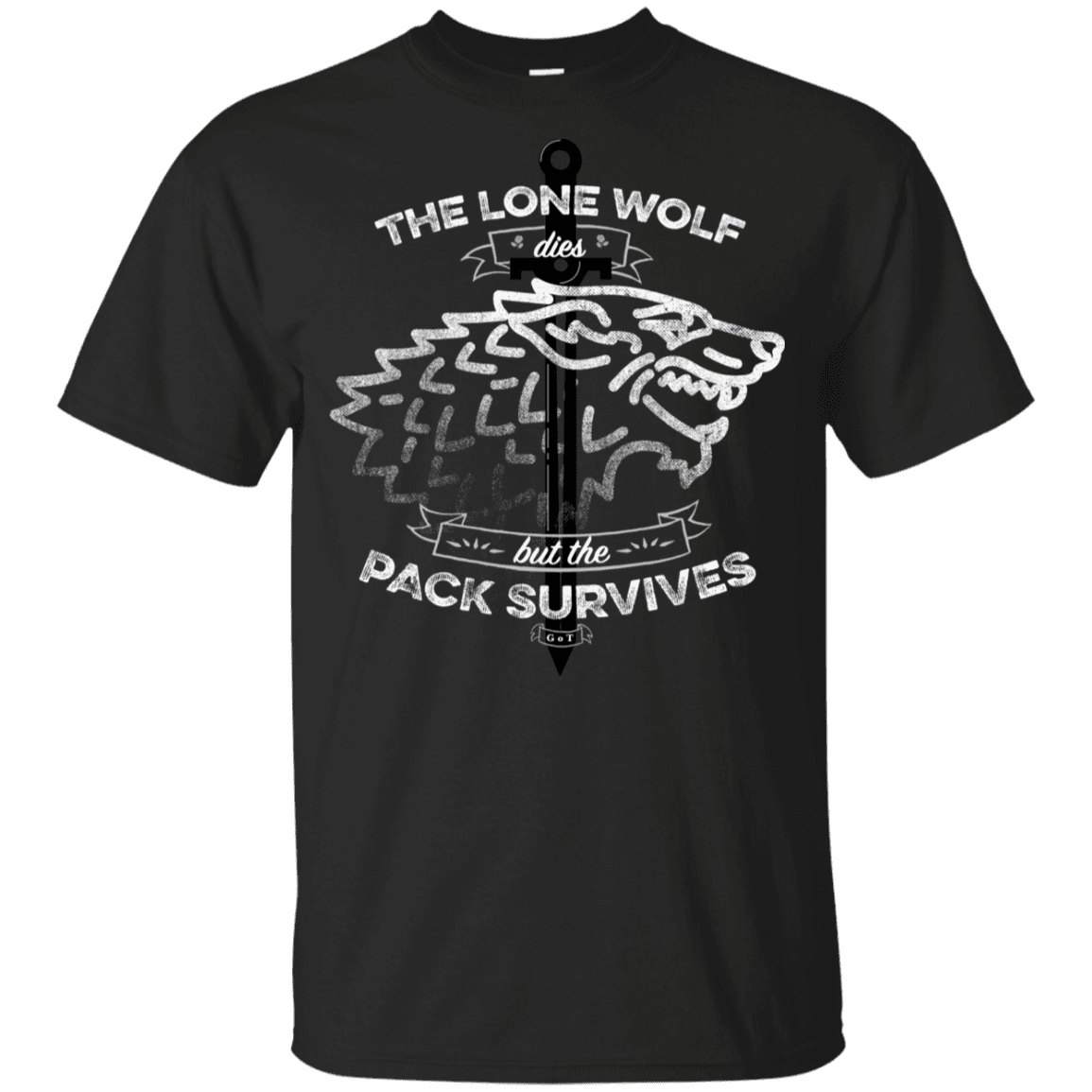 T-Shirts Black / YXS The Lone Wolf Youth T-Shirt