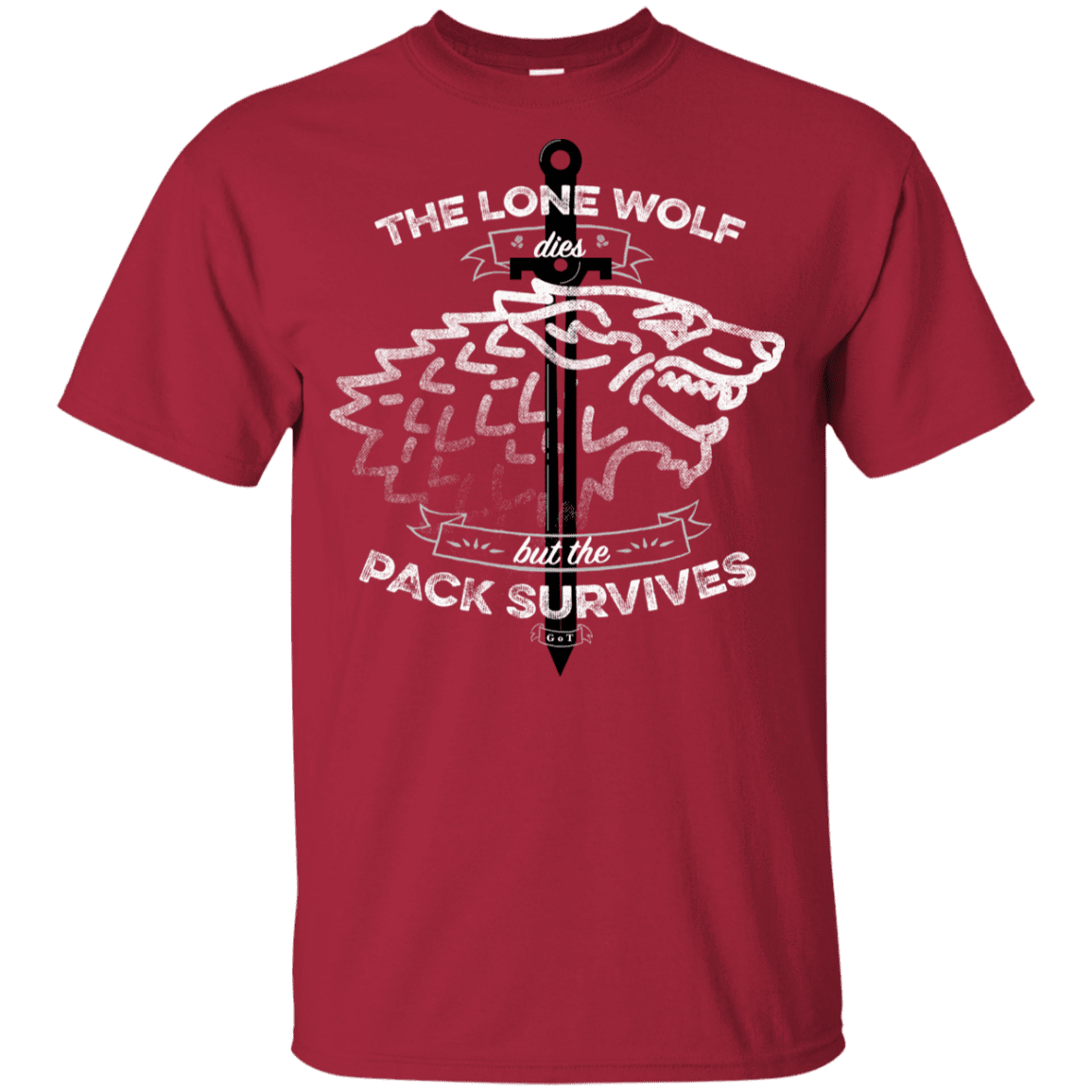 T-Shirts Cardinal / YXS The Lone Wolf Youth T-Shirt