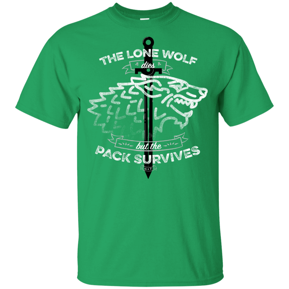 T-Shirts Irish Green / YXS The Lone Wolf Youth T-Shirt