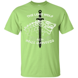 T-Shirts Mint Green / YXS The Lone Wolf Youth T-Shirt